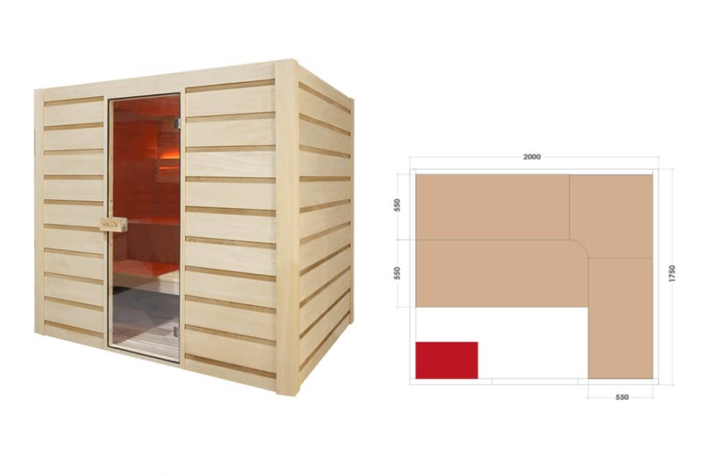 Sauna a vapeur Eccolo