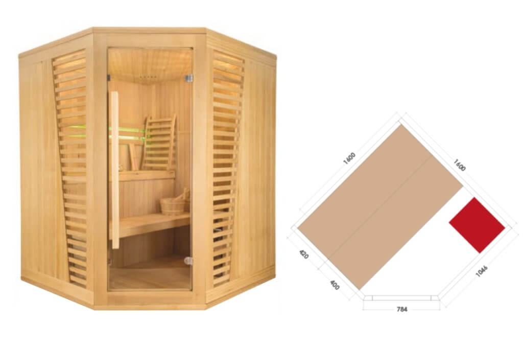 Sauna Venetian 3/4
